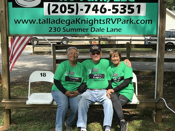 Fall 2020 Dega Race at Tallladega Speedway - Talladega Knights RV Park Alabama
